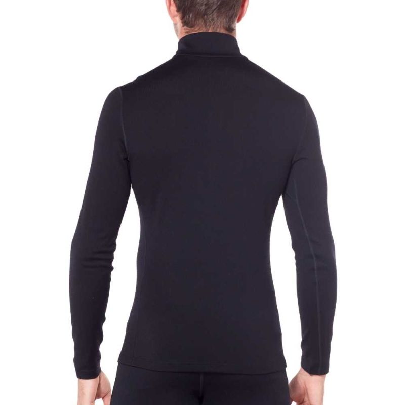 Icebreaker 260 Tech Long Sleeve Half Zip Black