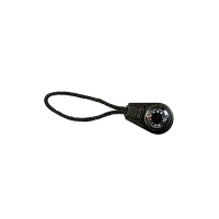 Relags Mini Thermometer voor aan rits Black