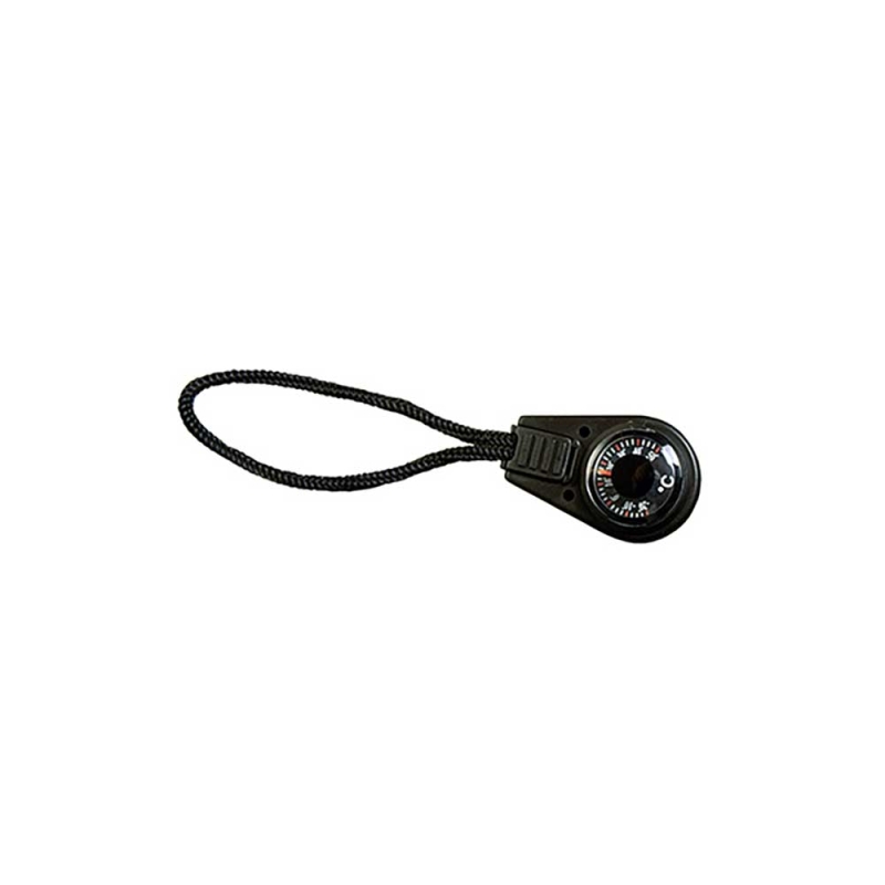 Relags Mini Thermometer voor aan rits Black