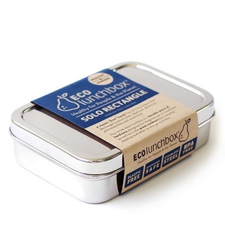 Eco Lunch Box Solo Rectangle RVS