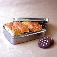 Eco Lunch Box Solo Rectangle RVS