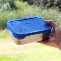 Eco Lunch Box Blue Water Bento Splash Box  RVS/Blauw