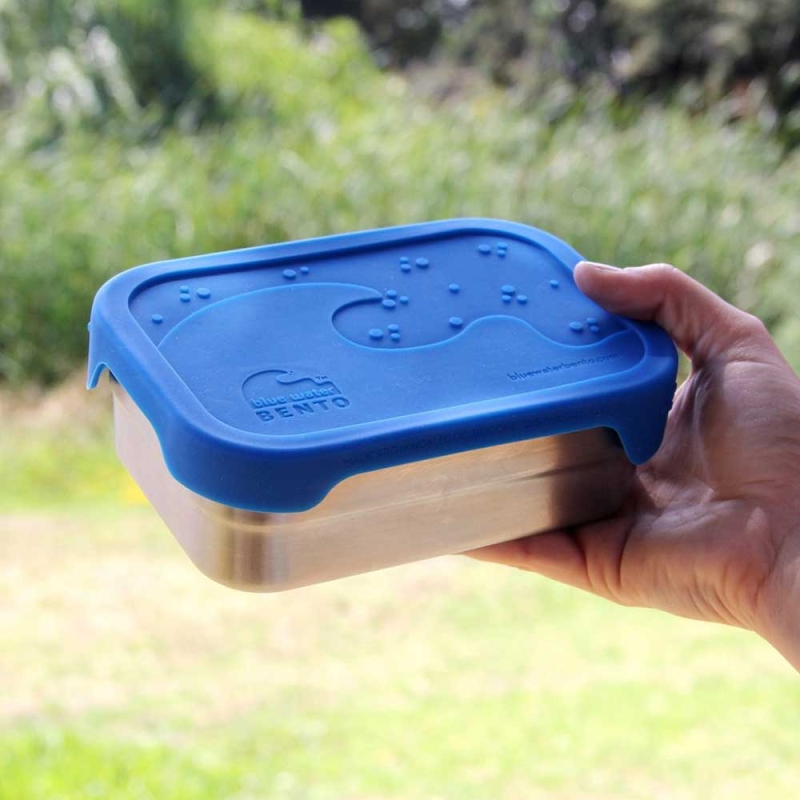 Eco Lunch Box Blue Water Bento Splash Box  RVS/Blauw
