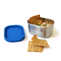 Eco Lunch Box Blue Water Bento Splash Pod RVS/Blauw