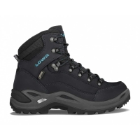 Lowa Renegade GTX Mid Smal Women's Asphalt/Turqoise