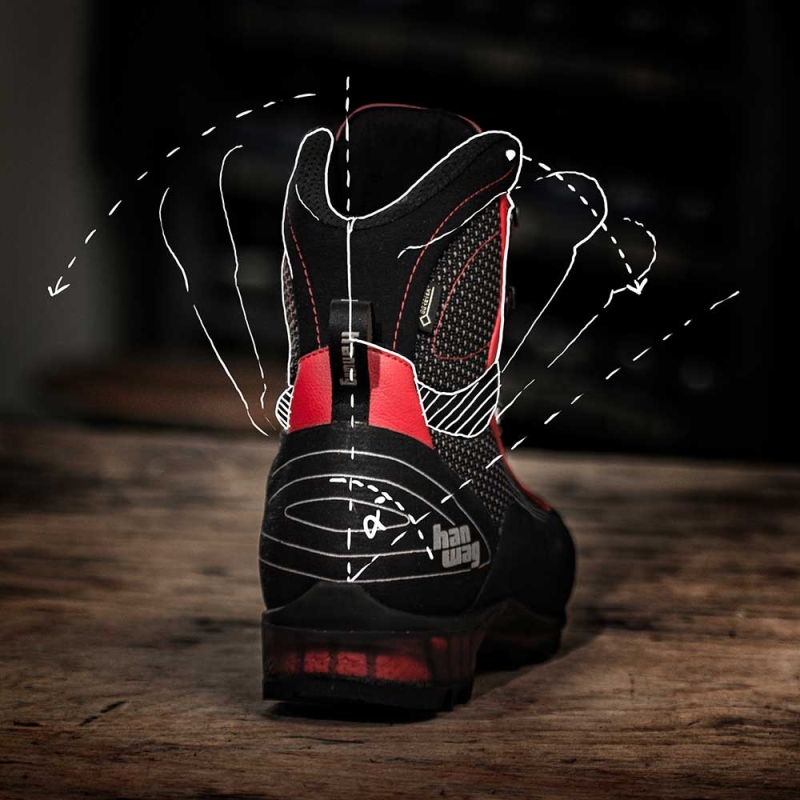 Hanwag Ferrata II GTX Black Red