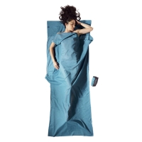 Cocoon TravelSheet Egyptian Cotton Insect Shield Laguna Blue