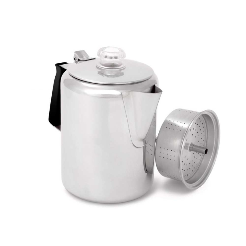 GSI Glacier Stainless 9 Cup Percolator