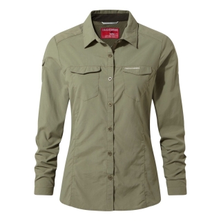 Craghoppers Nosilife Adventure II LS Shirt Women's soft moss