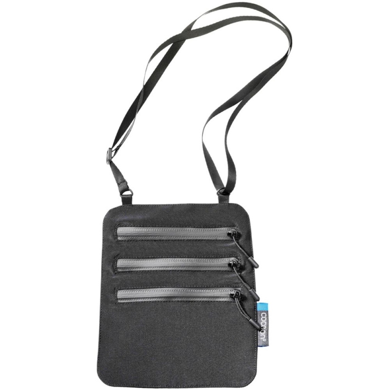 Cocoon Secret Neck Wallet Silk Black