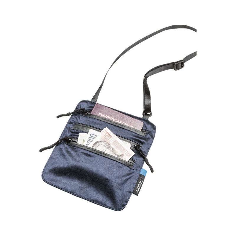Cocoon Secret Neck Wallet Silk Night Sky