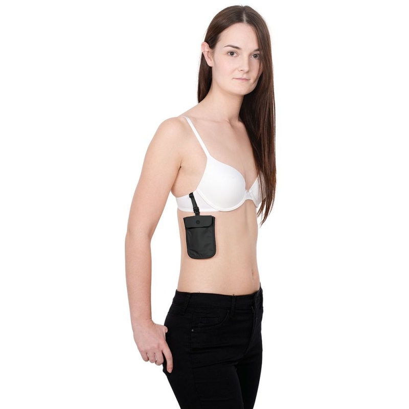 Pacsafe CoverSafe S25 Secret Bra Pouch Black