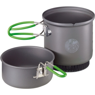 Optimus Terra Weekend HE Cookset Grey/Green