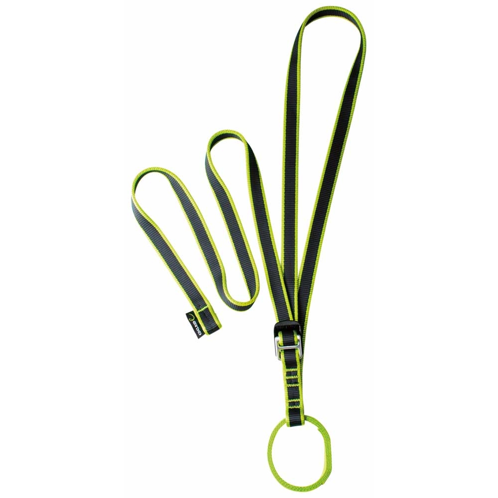 Edelrid Adjustable Belay Station zwart 717331106270 klimtouw en bandsling online bestellen bij Kathmandu Outdoor & Travel