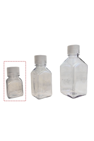 Nalgene  Square Transparant Bottle 125ml Transparant