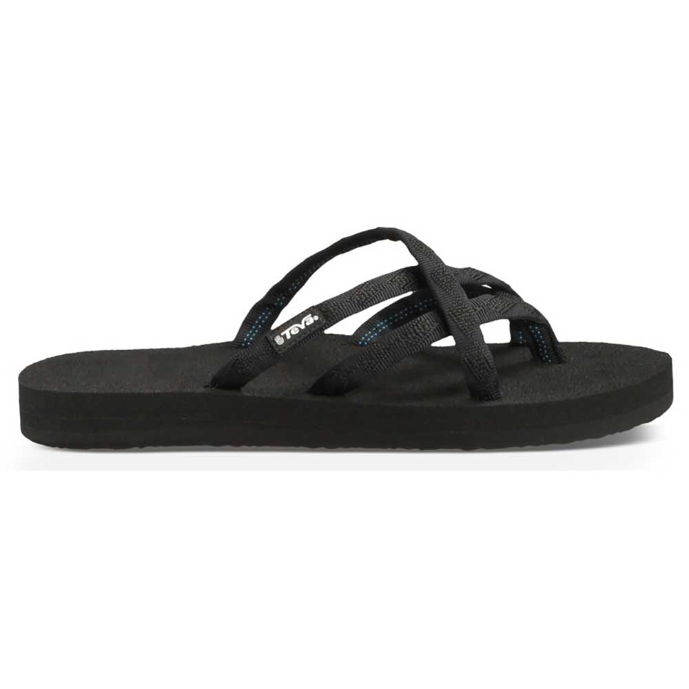 Teva Olowahu Women's MIX BLACK ON BLACK 6840-MBOB slippers online bestellen bij Kathmandu Outdoor & Travel