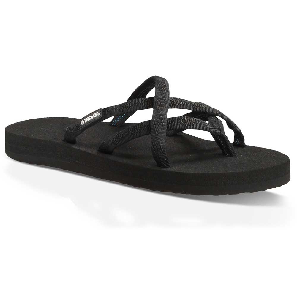 Teva Olowahu Women's MIX BLACK ON BLACK 6840-MBOB slippers online bestellen bij Kathmandu Outdoor & Travel