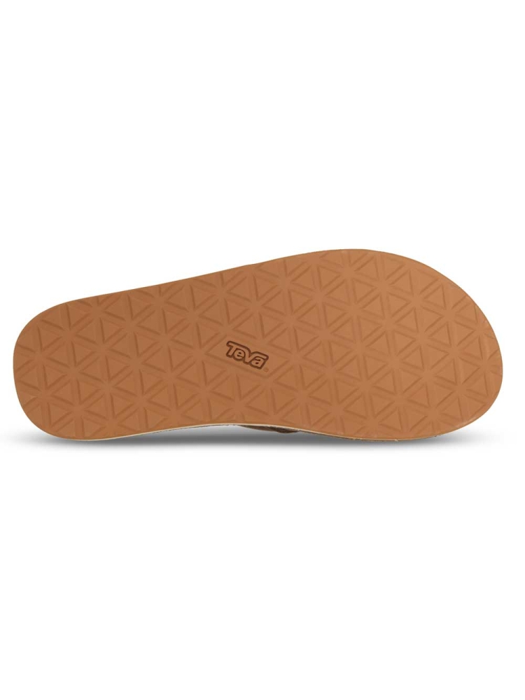 Teva Classic Flip Premium Leather Dark earth 1009037-DKEA slippers online bestellen bij Kathmandu Outdoor & Travel