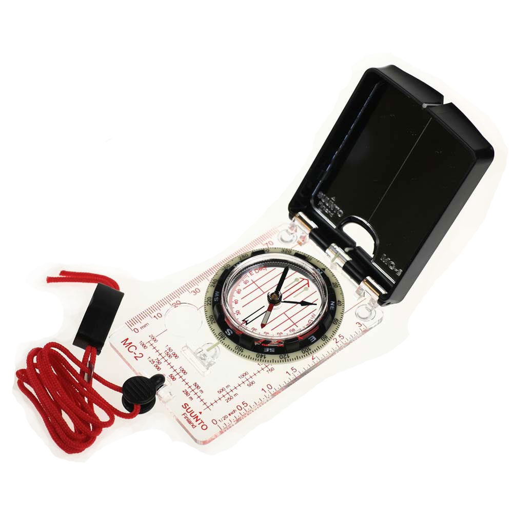 Suunto MC-2 Spiegelkompas transparant/zwart 4231001 navigatie & optiek online bestellen bij Kathmandu Outdoor & Travel