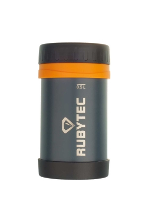 Rubytec Food Container 500ml Grijs/oranje RU515135 drinkflessen en thermosflessen online bestellen bij Kathmandu Outdoor & Travel