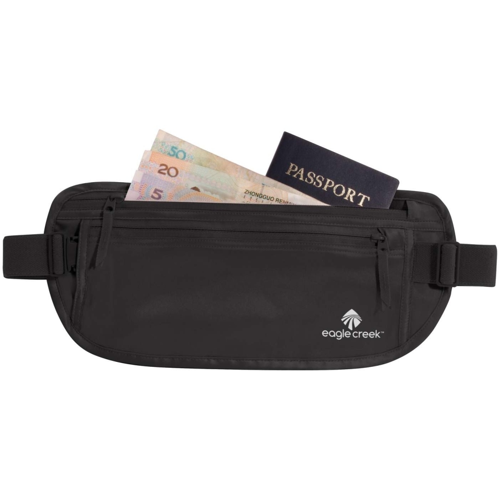 Eagle Creek Undercover Silk Moneybelt Black EC041123010 reisaccessoires online bestellen bij Kathmandu Outdoor & Travel