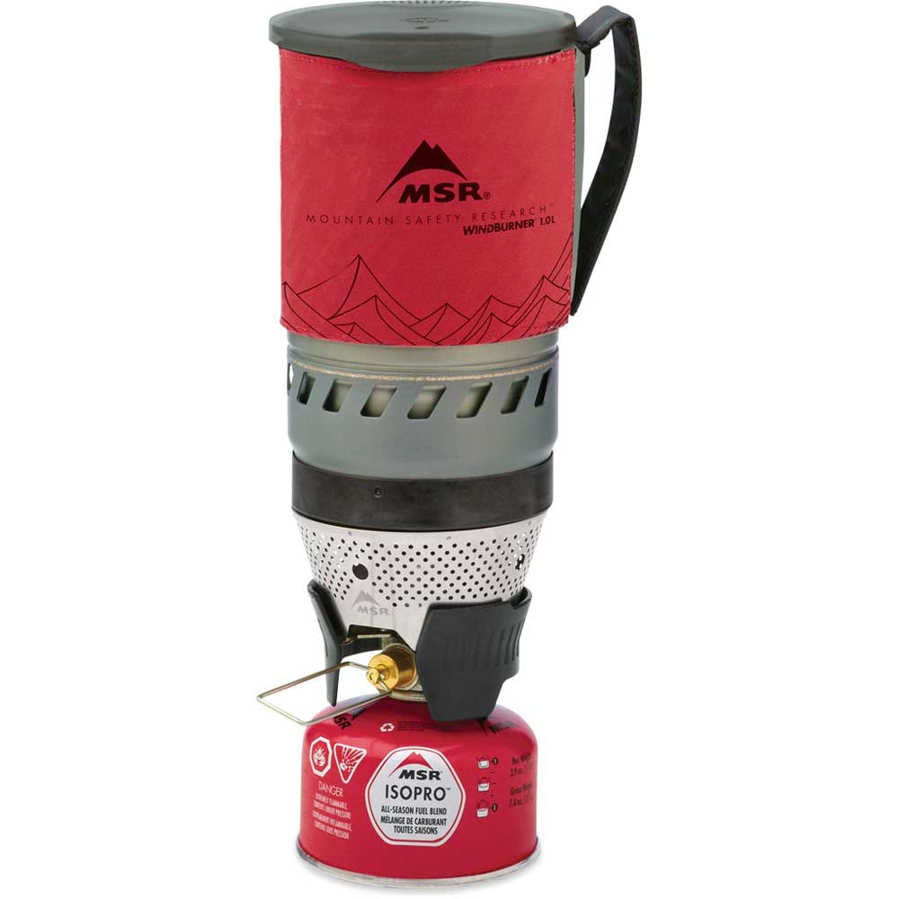 Msr Windburner 1,0L Red 14047 branders online bestellen bij Kathmandu Outdoor & Travel