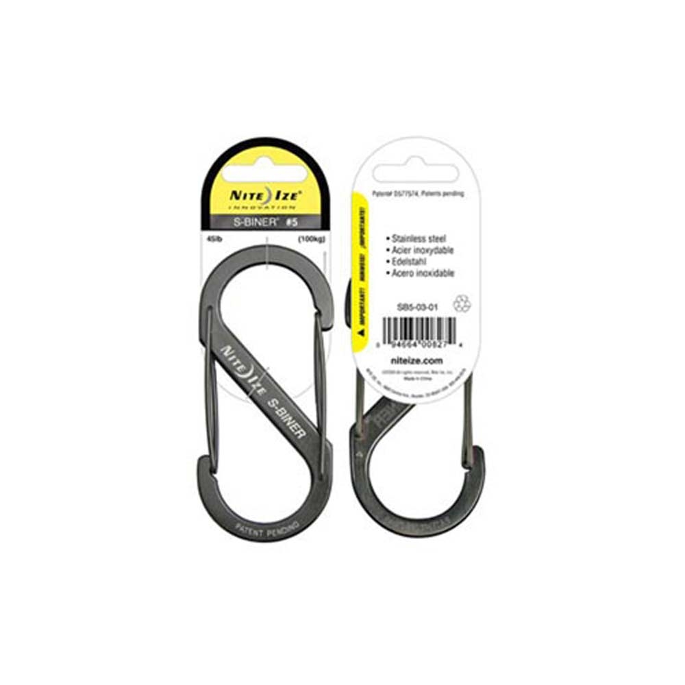 Nite-Ize S-Biner nr 5 Black NI SB5-03-01 gadgets en handigheden online bestellen bij Kathmandu Outdoor & Travel