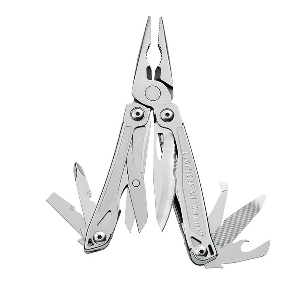 Leatherman Wingman Zilver 832523 messen & tools online bestellen bij Kathmandu Outdoor & Travel