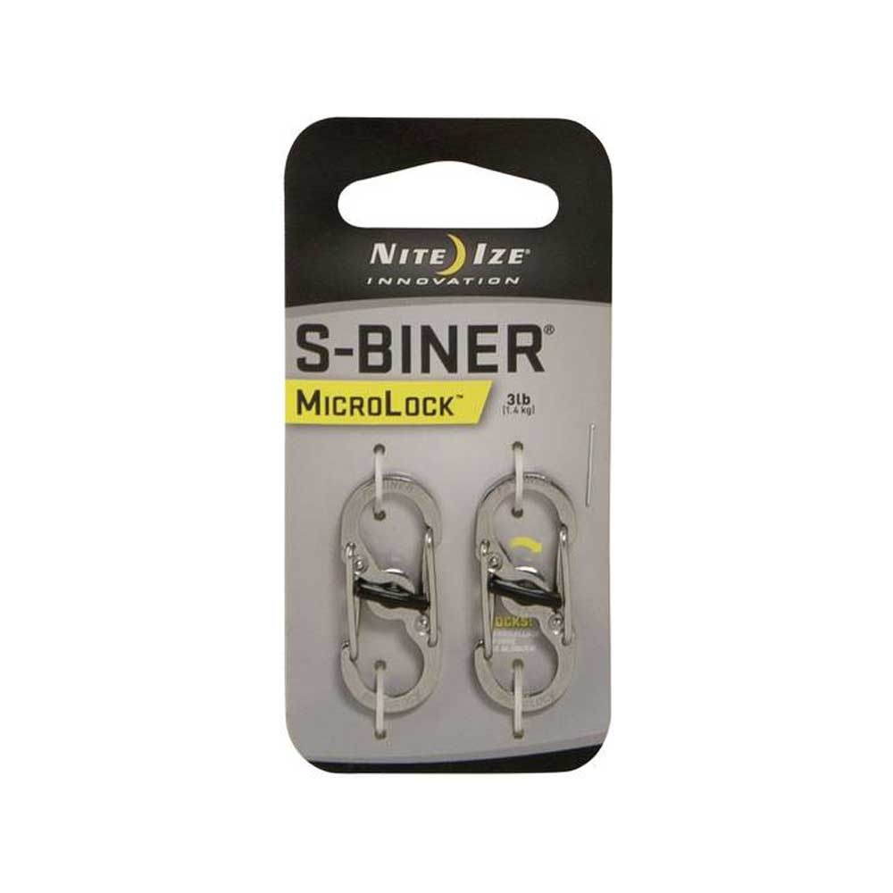 Nite-Ize S-Biner Microlock RVS NI LSBM-11-2R3 gadgets en handigheden online bestellen bij Kathmandu Outdoor & Travel