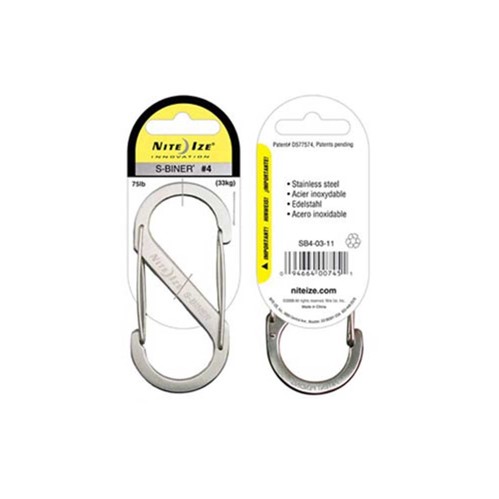 Nite-Ize S-Biner Nr 4 RVS NI SB4-03-11 gadgets en handigheden online bestellen bij Kathmandu Outdoor & Travel