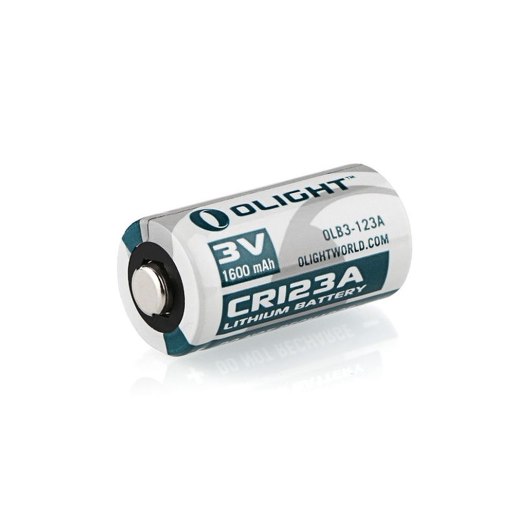 Olight Lithium-Ion CR123A 3V 1600mAh . OL CR123A energie & electronica online bestellen bij Kathmandu Outdoor & Travel