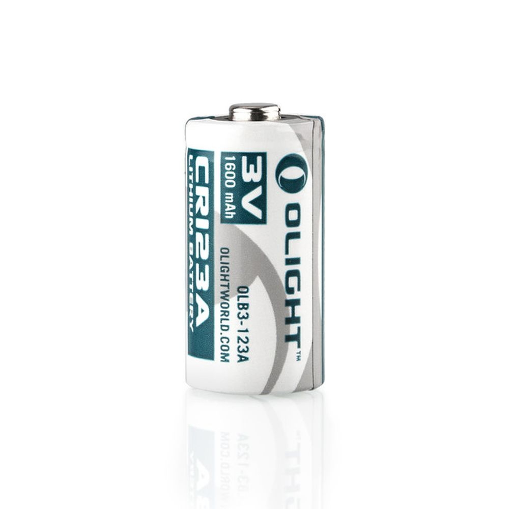 Olight Lithium-Ion CR123A 3V 1600mAh . OL CR123A energie & electronica online bestellen bij Kathmandu Outdoor & Travel