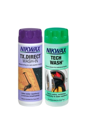 Nikwax  Twinpack Tech wash-TX-Direct Groen
