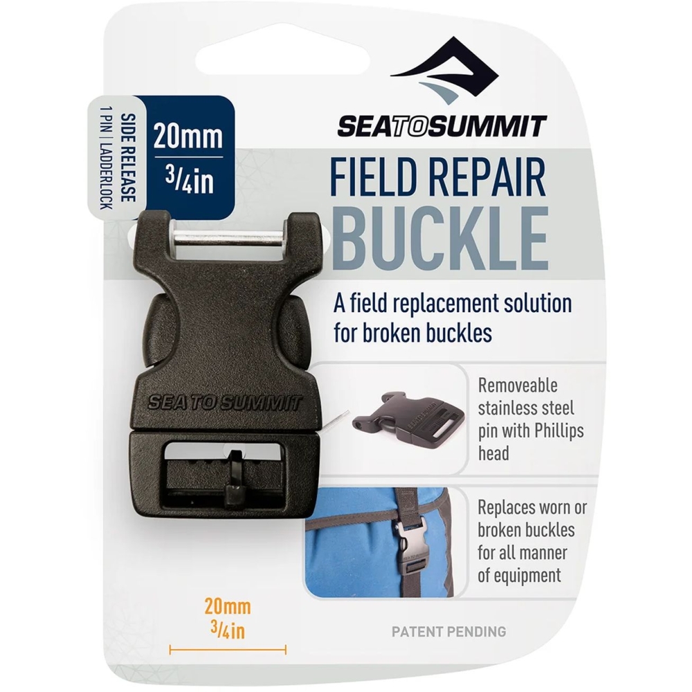Sea to Summit Steek Gesp, 1 Pin, 20mm, Field Repair Buckle  . AFRB20SRPA trekkingrugzakken online bestellen bij Kathmandu Outdoor & Travel