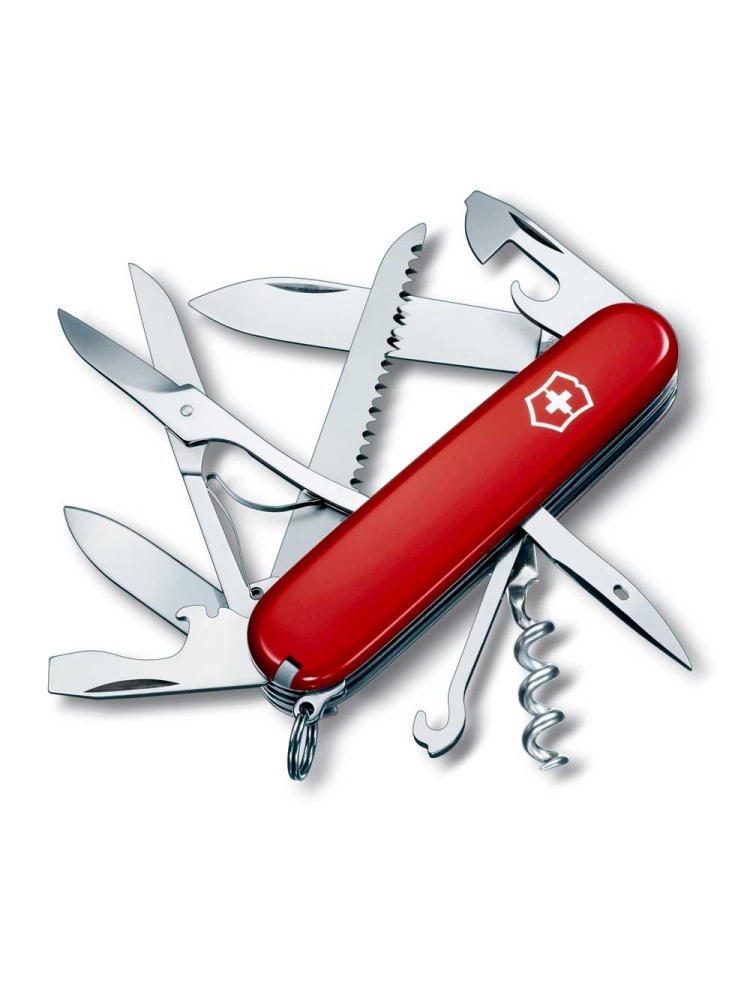 Victorinox Huntsman Red 5V1.3713 messen & tools online bestellen bij Kathmandu Outdoor & Travel