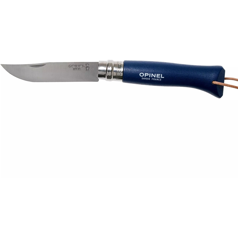 Opinel N°08 Colorama Blauw 51OP2212-8 195 messen & tools online bestellen bij Kathmandu Outdoor & Travel