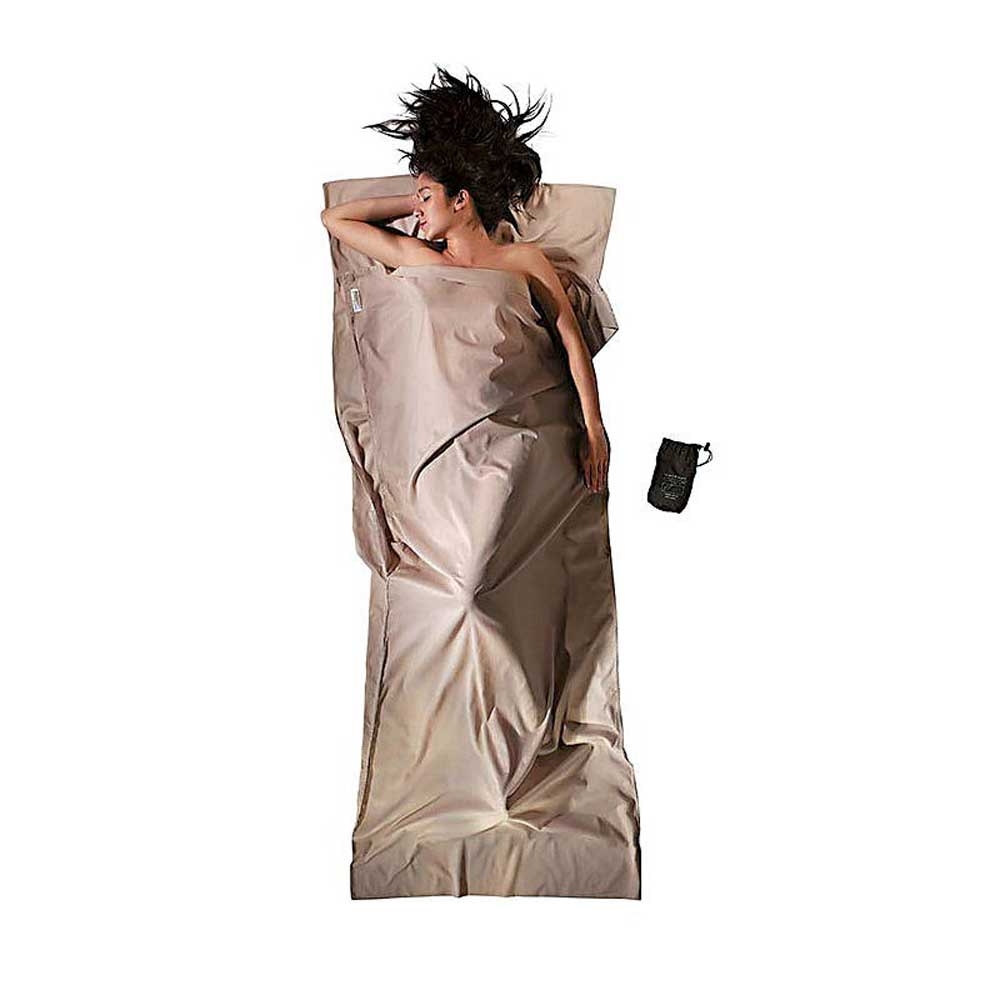 Cocoon TravelSheet Egyptian Cotton Insect Shield Sand CIECT92 lakenzakken en liners online bestellen bij Kathmandu Outdoor & Travel