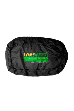 Lowland  Raincover & Flightbag Zwart