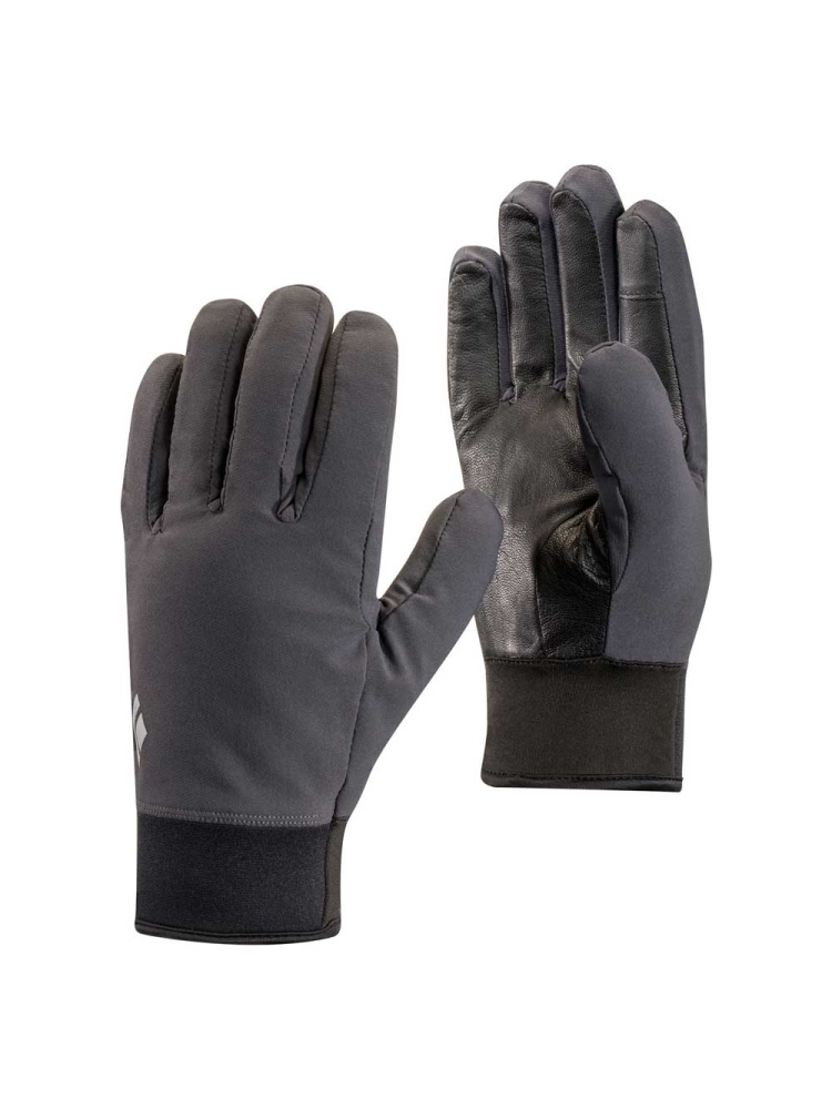 Black Diamond Midweight Softshell Gloves smoke 801041 kleding accessoires online bestellen bij Kathmandu Outdoor & Travel