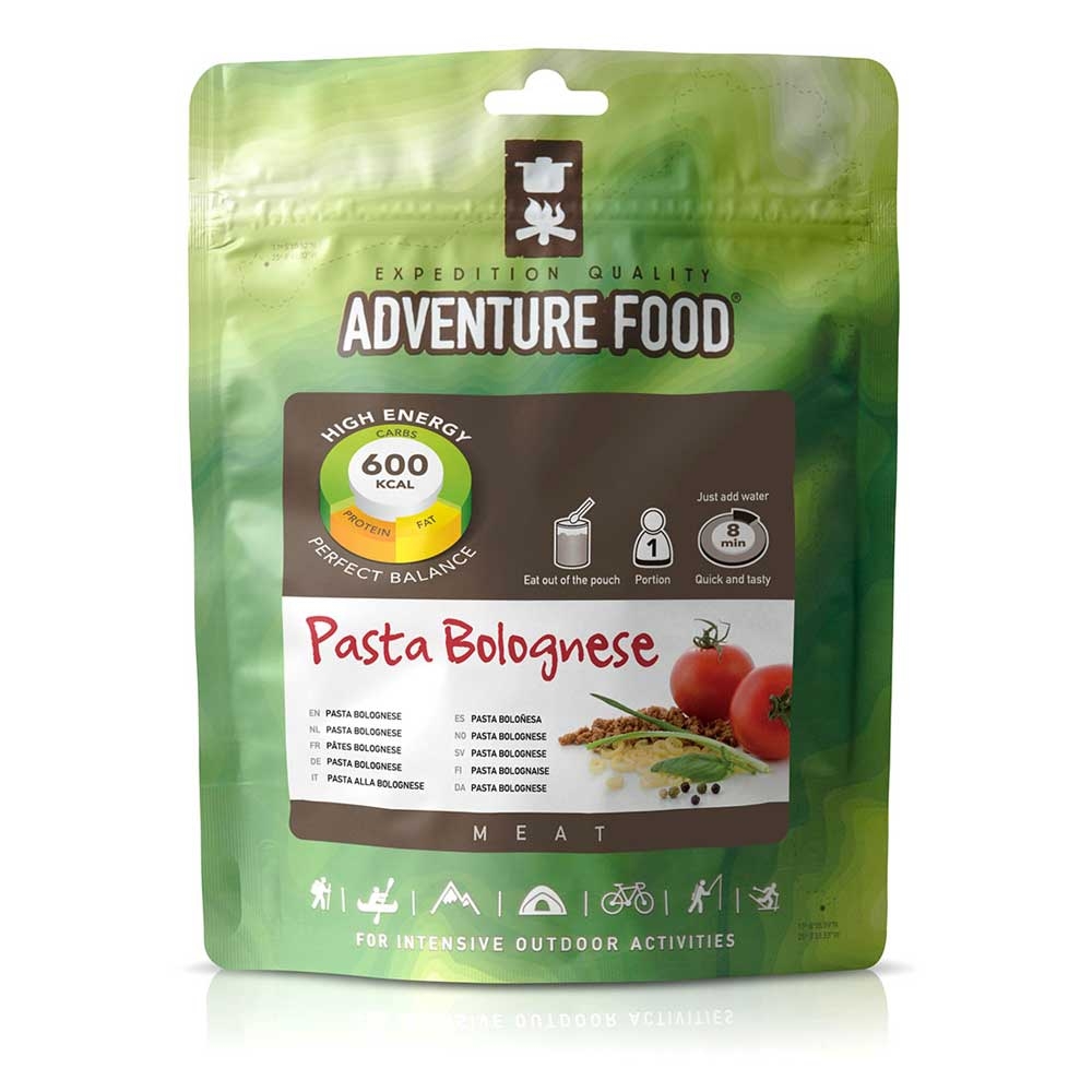 Adventure food Pasta Bolognese 1 portie . 1PB maaltijden en voedsel online bestellen bij Kathmandu Outdoor & Travel