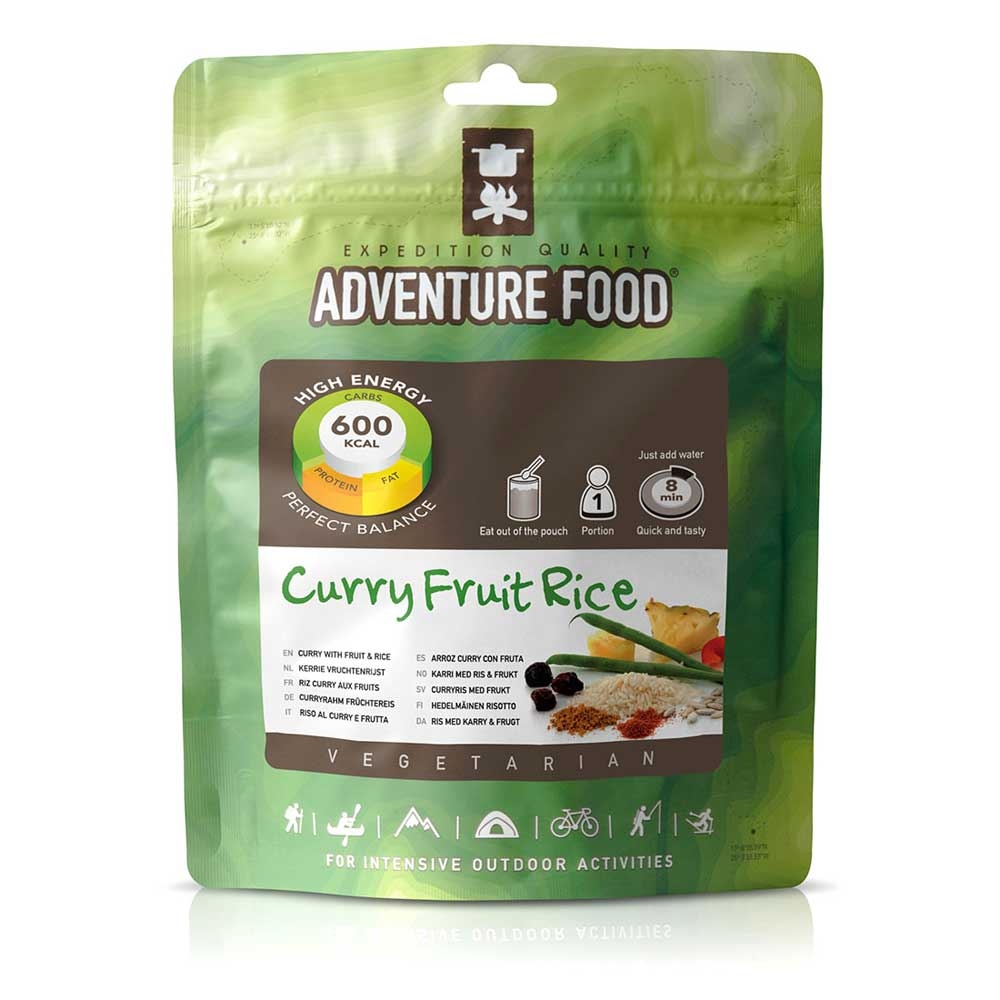 Adventure food Curry Fruit & Rice 1 portie . 1RF maaltijden en voedsel online bestellen bij Kathmandu Outdoor & Travel