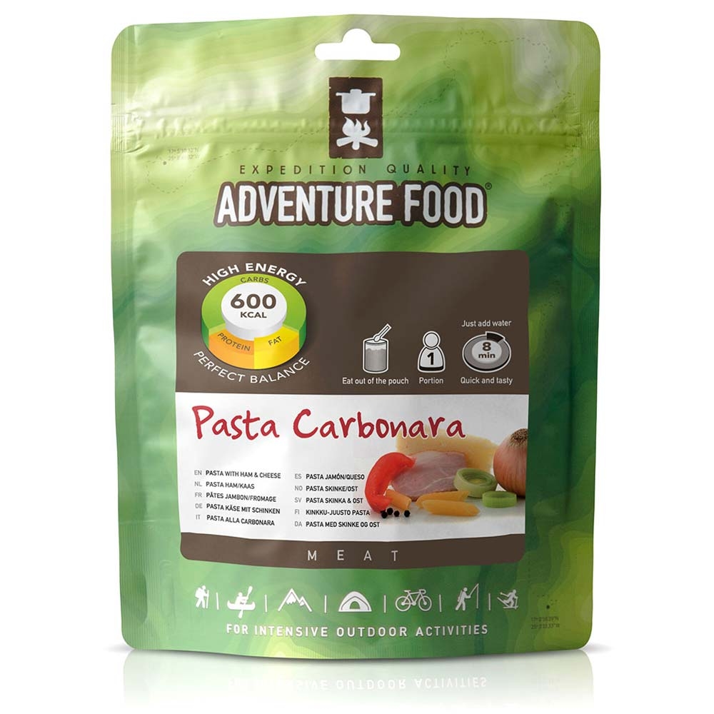 Adventure food Pasta Carbonara 1 portie . 1PC maaltijden en voedsel online bestellen bij Kathmandu Outdoor & Travel