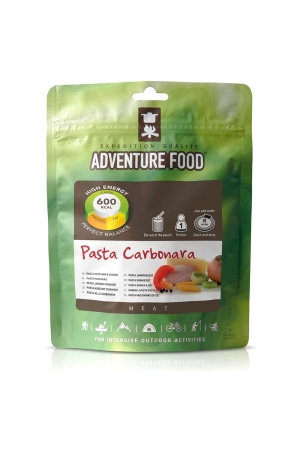 Adventure food  Pasta Carbonara 1 portie .