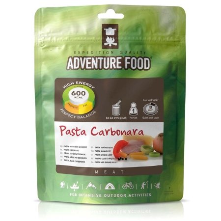 Adventure food  Pasta Carbonara 1 portie .