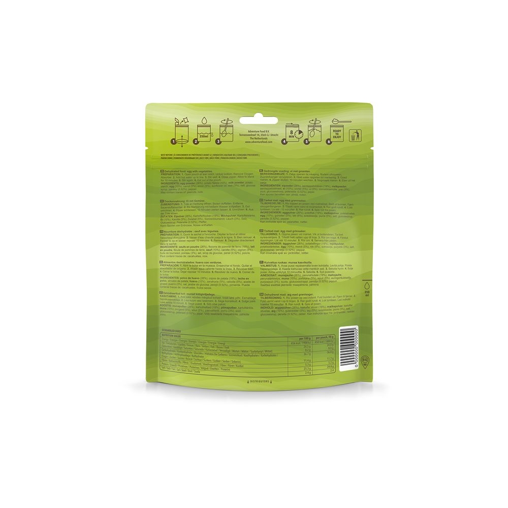 Adventure food Adventure food Scrambled Eggs 1 portie 1EG maaltijden en voedsel  Adventure food Scrambled Eggs 1 portie . 1EG maaltijden en voedsel online bestellen bij Kathmandu Outdoor & Travel