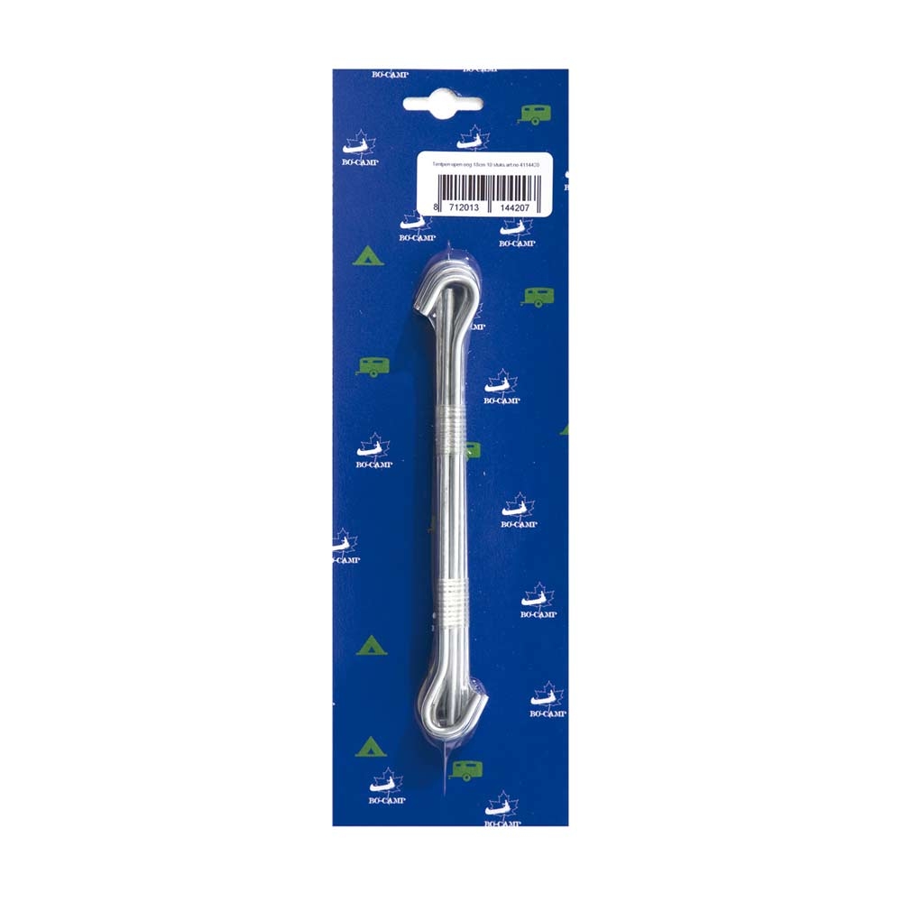 Bo-Camp Tentpen Staal 18cm 10 stuks . 4114420 tenten online bestellen bij Kathmandu Outdoor & Travel