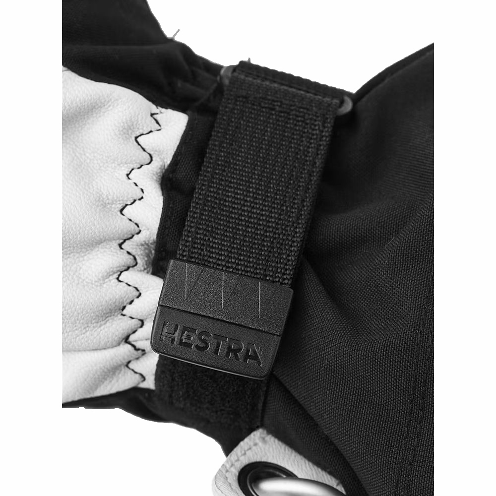 Hestra Army Leather Heli Ski glove Black / Off White 30570-100 kleding accessoires online bestellen bij Kathmandu Outdoor & Travel