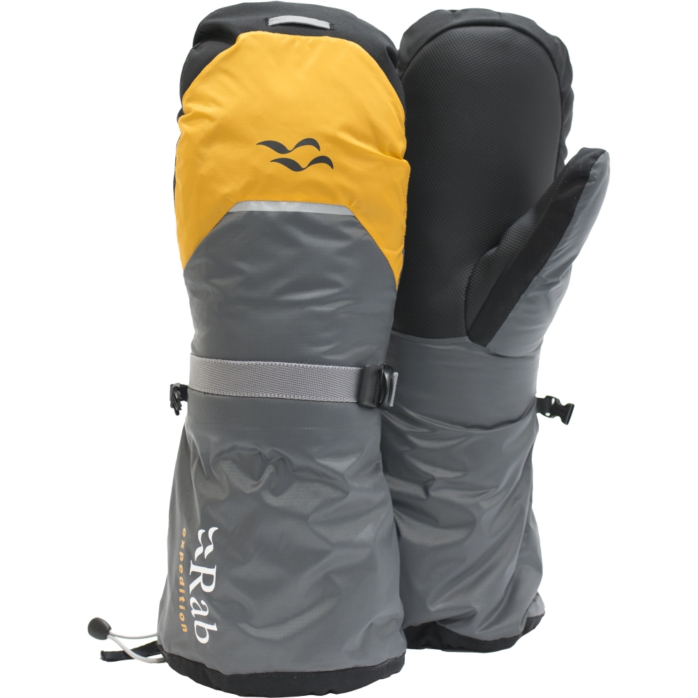 Rab Expedition 8000 Mittens Gold QED-23-GO kleding accessoires online bestellen bij Kathmandu Outdoor & Travel