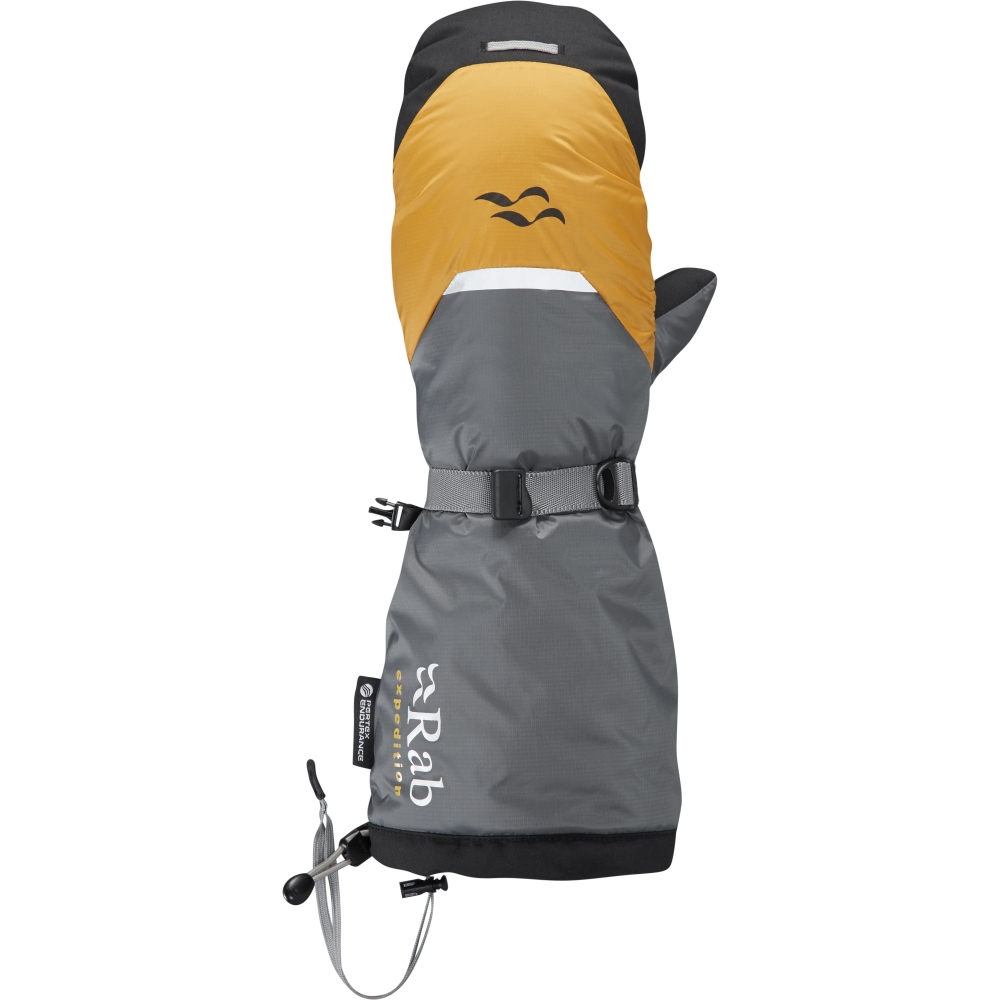 Rab Expedition 8000 Mittens Gold QED-23-GO kleding accessoires online bestellen bij Kathmandu Outdoor & Travel