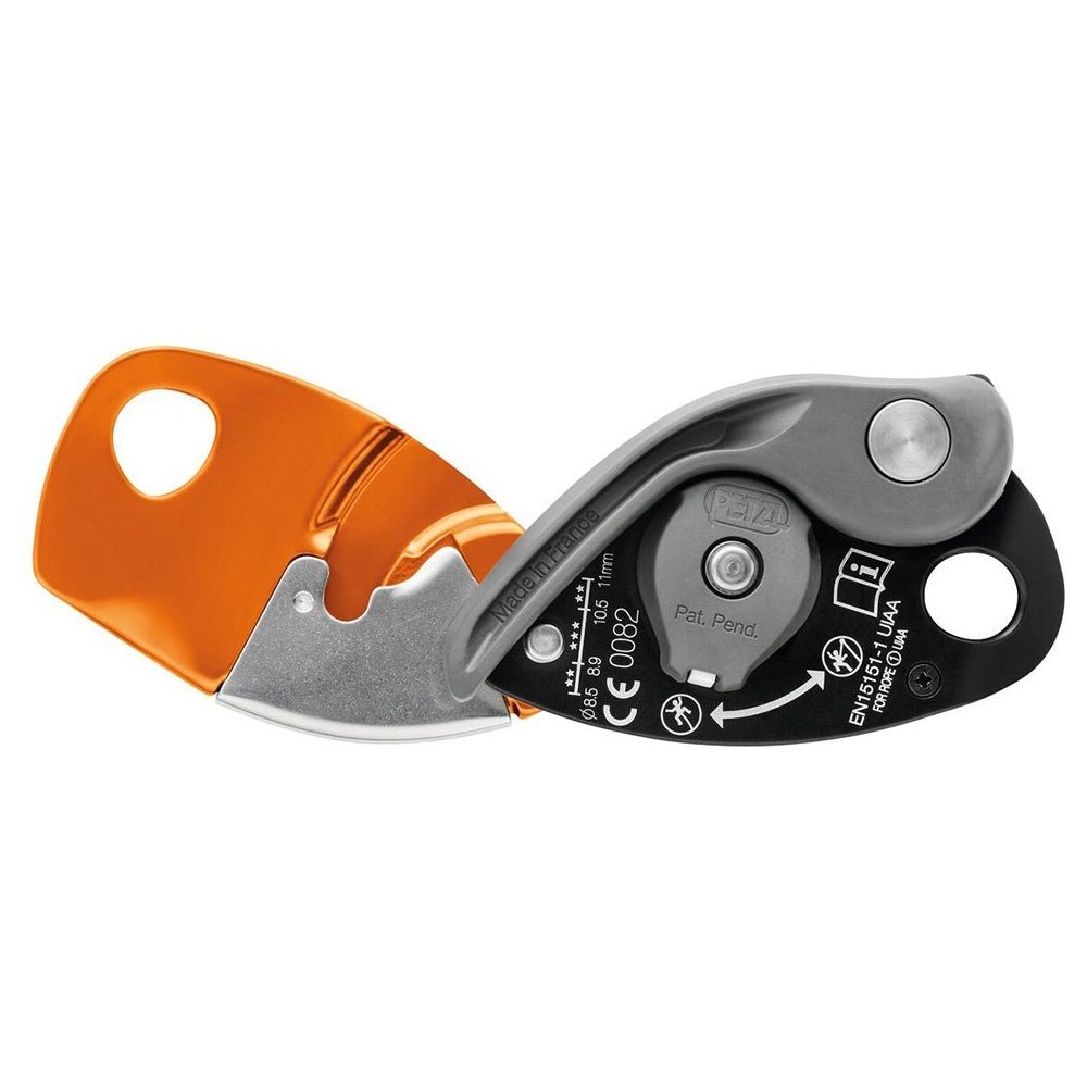 Petzl Grigri + Orange D13A AG zekeren online bestellen bij Kathmandu Outdoor & Travel
